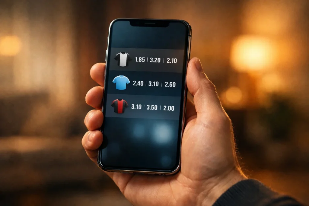 Sistema Trixie scommesse calcio con tre partite di Serie A